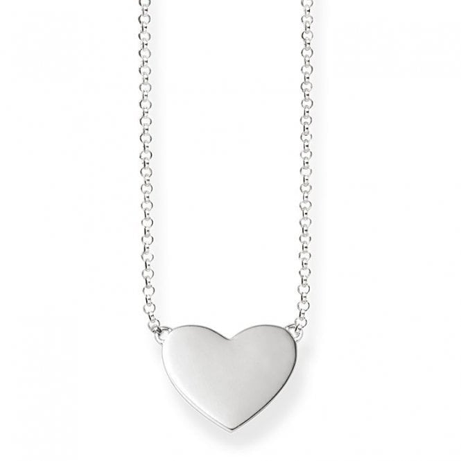 Thomas Sabo Heart Necklace Sterling Silver KE1395-001-12