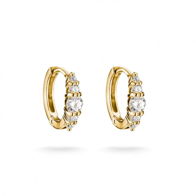 Thomas Sabo Hoop Earrings with White Zirconia CR778-M01-14