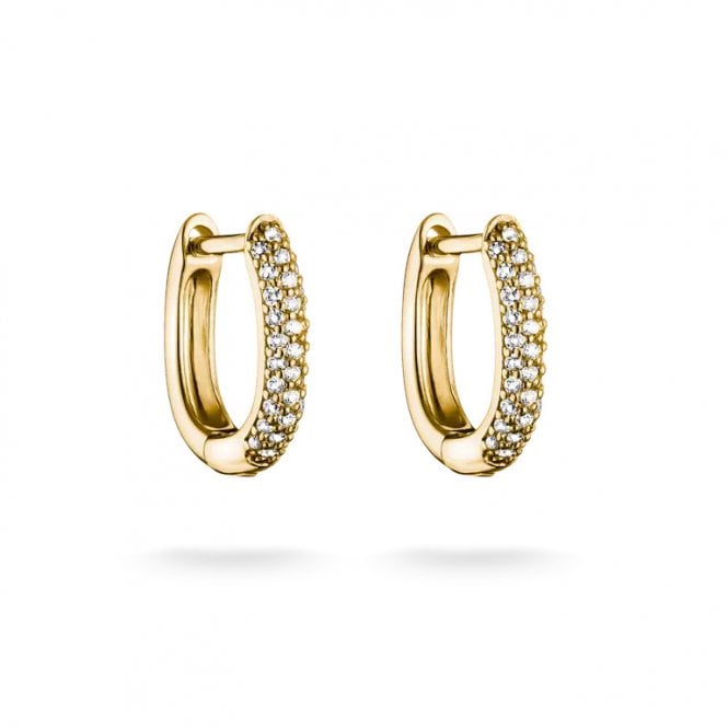 Thomas Sabo Hoop Earrings with White Zirconia CR779-M01-14