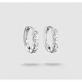 HUGGIE WCZ HOOP EARRINGS CR777-051-14