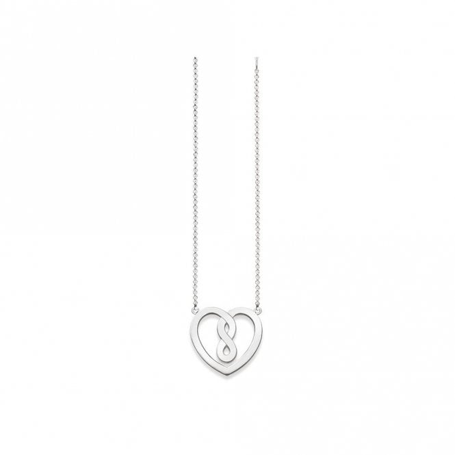 Thomas Sabo Infinity Heart Necklace Silver KE1496-001-12