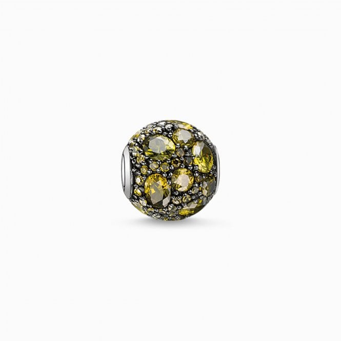 Thomas Sabo KARMA BEAD GREEN PLANET CZ K0103-643-6