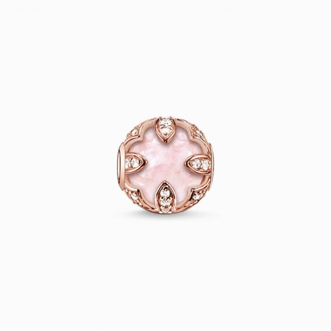 Thomas Sabo Karma Bead Lotus Rose Quartz K0099-651-9
