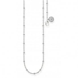 Karma Beads Necklace Silver KK0003-001-21