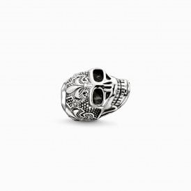 KARMA SKULL WITH LILY BEAD K0239-637-12