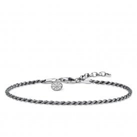 Karma Wheel - Silver Bracelet (KA0006-637-21-L19)