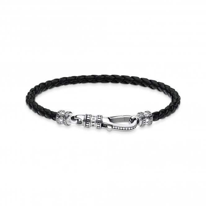 Thomas Sabo Leather Logo Lobster Clasp Bracelet A1931