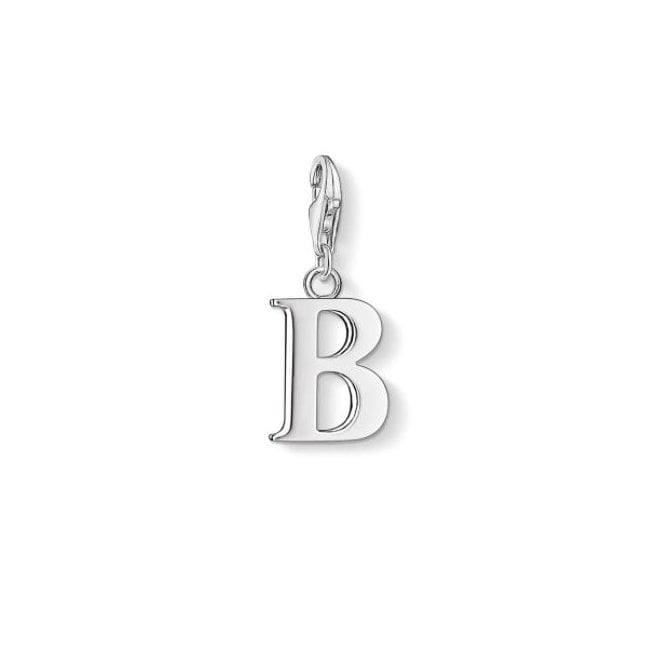 Thomas Sabo Letter B Silver Charm 0176-001-12