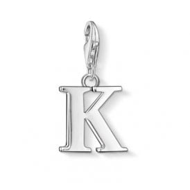 Letter K Siler Charm 0185-001-12