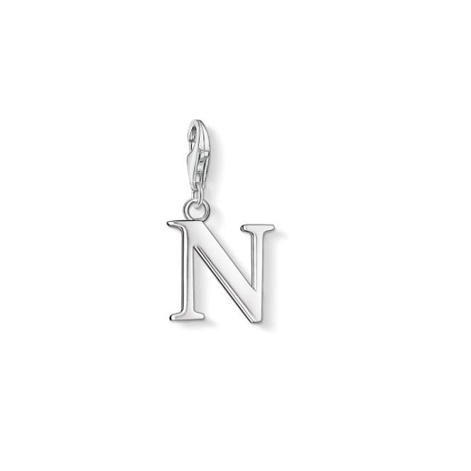 Thomas Sabo Letter N Silver Charm 0188-001-12
