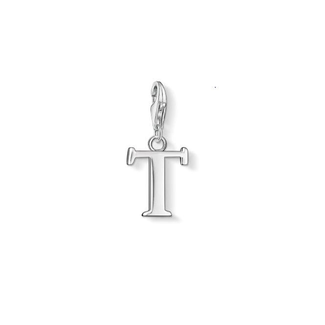 Thomas Sabo Letter T Silver Charm 0194-001-12