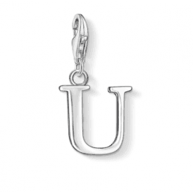 Letter U Silver Charm 0195-001-12