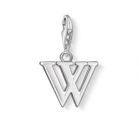 Letter W Silver Charm 0197-001-12