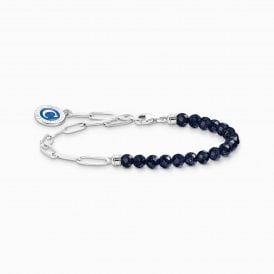 MEMBER CHARM BRACELET SPARKLE BLUE & COIN A2129-007-32-L19