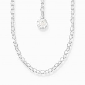 MEMBER CHARM NECKLACE WHITE COIN X0288-007-21-L45