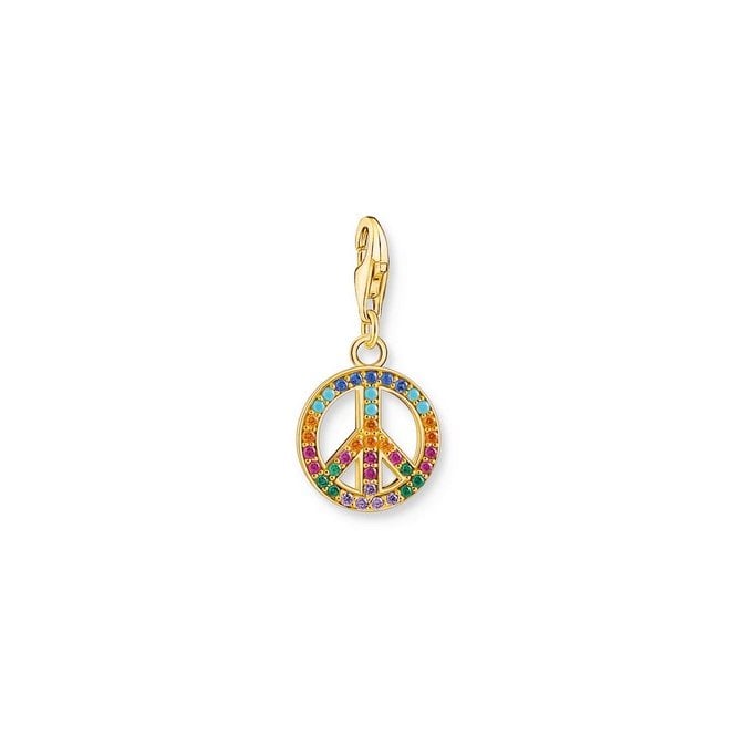 Thomas Sabo Multi Coloured Stone Peace Charm 1898-488-7 