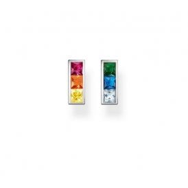 Multi Coloured Stud Earrings H2250-477-7 
