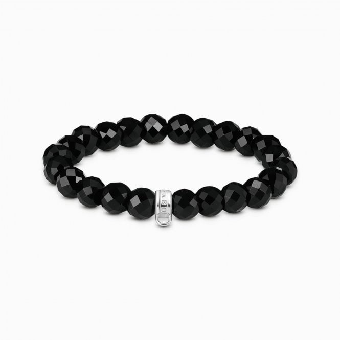 Thomas Sabo Obsidian Bead Charm Bracelet X0292-023-11-L17