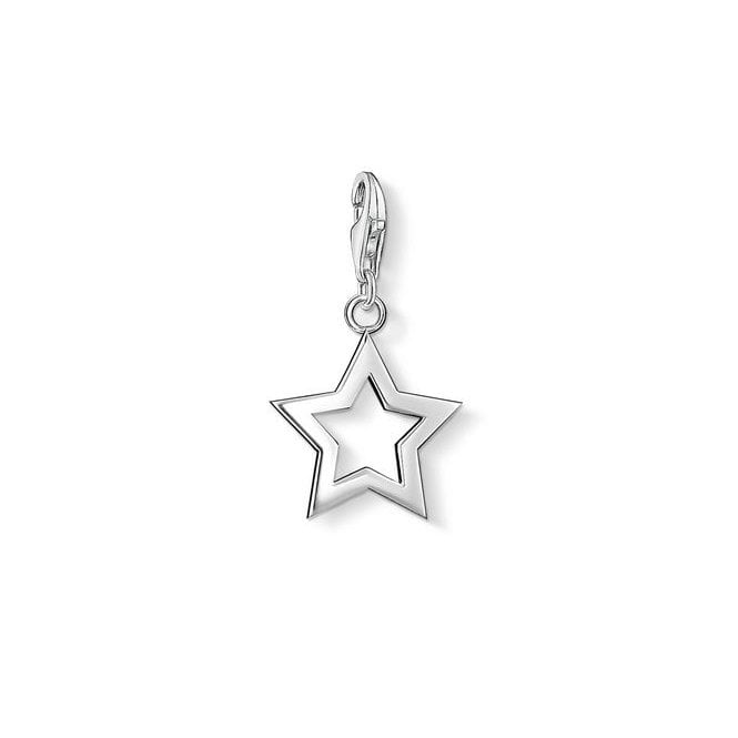 Thomas Sabo Open Star Silver Charm 0857-001-12