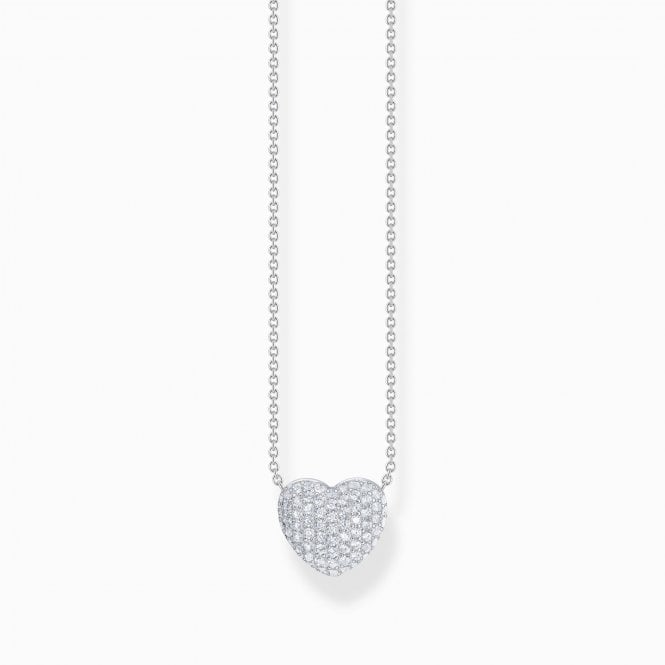 Thomas Sabo Pavé Heart Necklace KE2277-051-14-L45