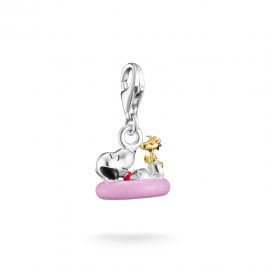 Peanuts™ Charm Snoopy with Woodstock in Swim Ring Charm Pendant 2244-427-7