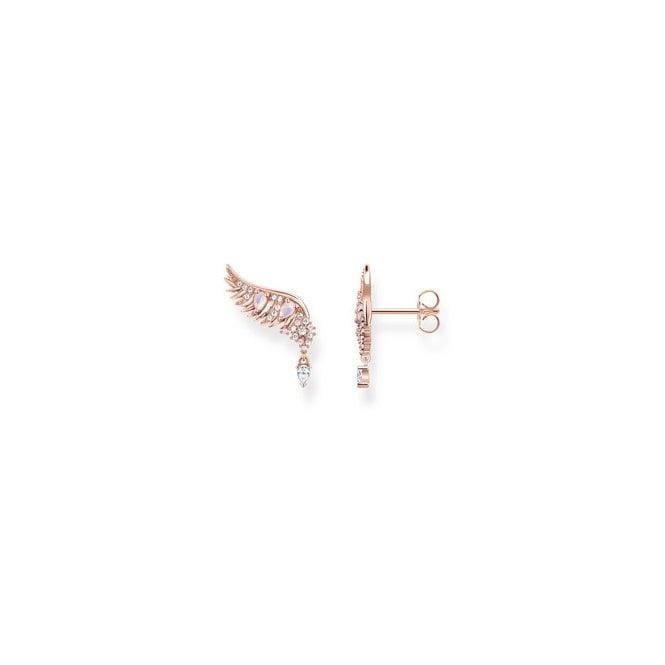 Thomas Sabo Phoenix Wing Rose Plated Studs H2247-323-9 