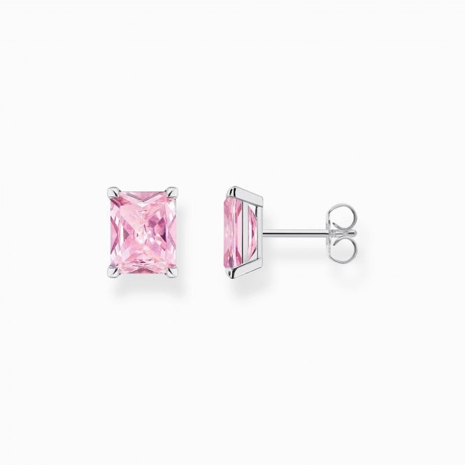 Thomas Sabo PINK RECTANGLE STUDS (H2201-051-9)