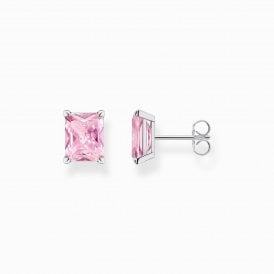 PINK RECTANGLE STUDS (H2201-051-9)