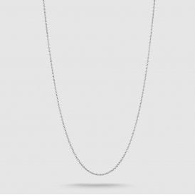 Premium Alloy Fine Silver Plate Anchor Chain 45CM - KE1105-M02-21-L45
