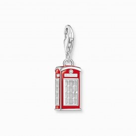 Red Enamel Telephone Box 2120-041-10