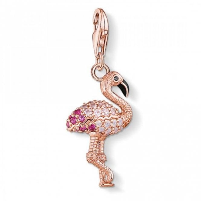 Thomas Sabo Rose Gold Plated Flamingo Charm