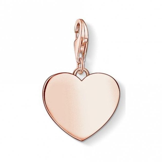 Thomas Sabo Rose Gold Plated Heart Charm