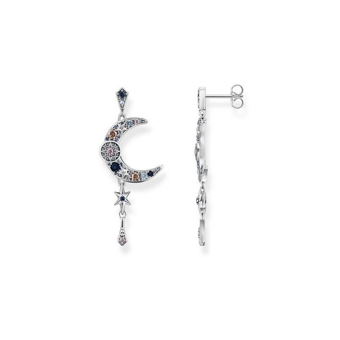Thomas Sabo Royaly Moon Multi Stone Earrings H2200-945-7 