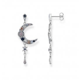 Royaly Moon Multi Stone Earrings H2200-945-7 