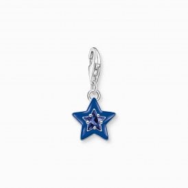 SAPPHIRE BLUE & ENAMEL STAR 2043-496-7