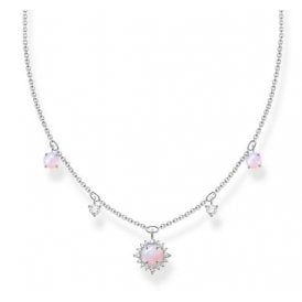 Shimmering Pink Opal Necklace KE2094-166-7