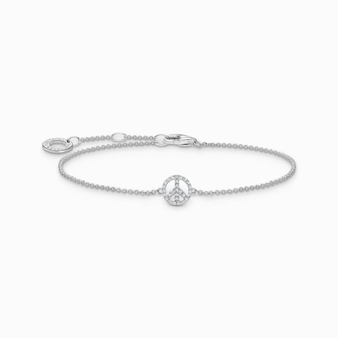 Thomas Sabo SIL & CZ PEACE SIGN A2083-051-14-L19