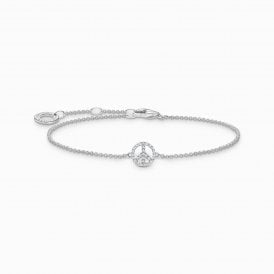 SIL & CZ PEACE SIGN A2083-051-14-L19