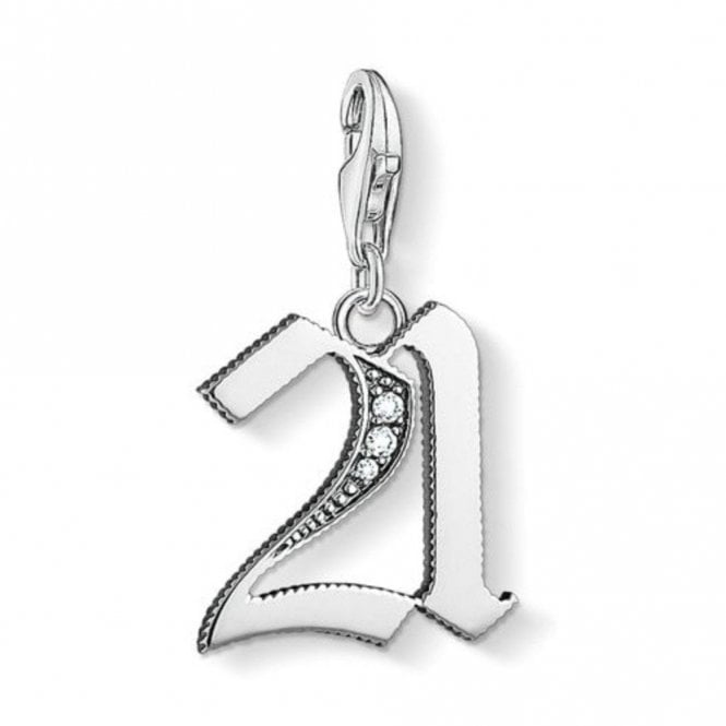 Thomas Sabo Silver 21 Charm