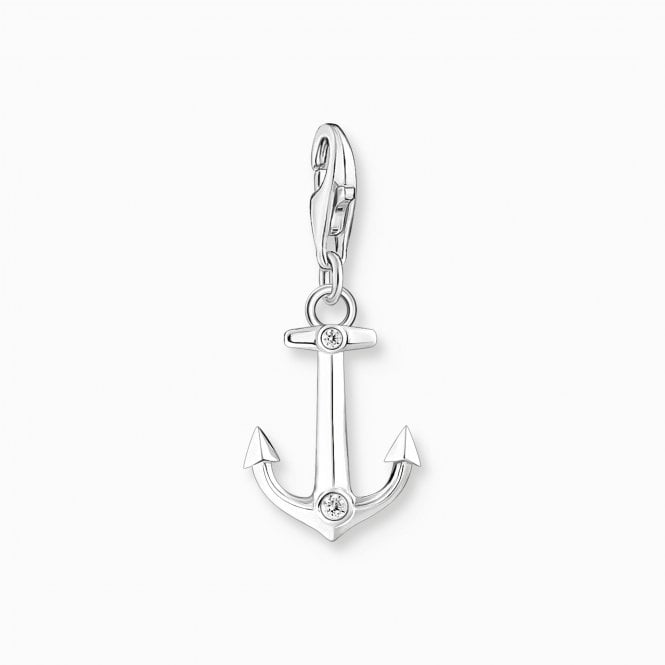 Thomas Sabo Silver Anchor Zirconia Pendant 2166-051-21