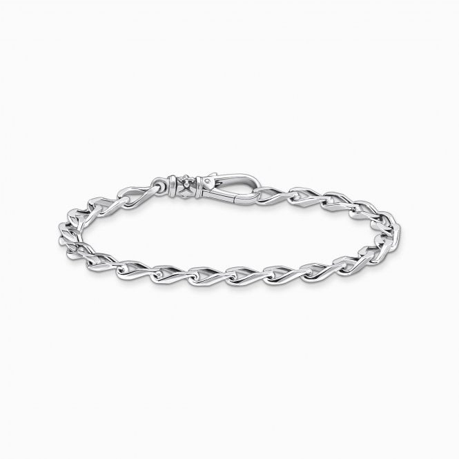 Thomas Sabo SILVER BLACKENED LINKS BRACELET A2006-637-21-L19