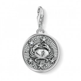 Silver Cancer Charm