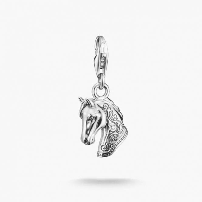 Thomas Sabo Silver Charm Pendant Horse Head Original 2233-643-14