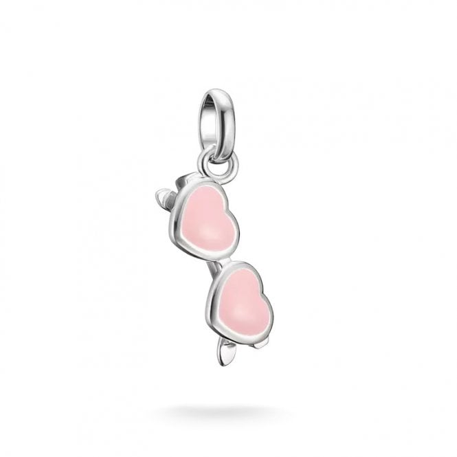 Thomas Sabo Silver Charm Pendant Pink Sunglasses Connect CC1302-007-9