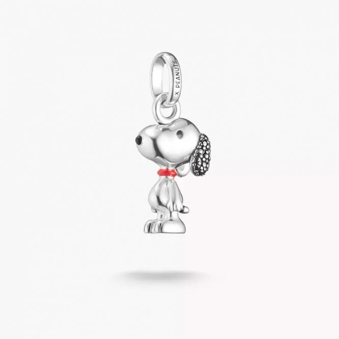 Thomas Sabo Silver Charm Pendant Snoopy Pavé Peanuts Connect CC1310-691-11