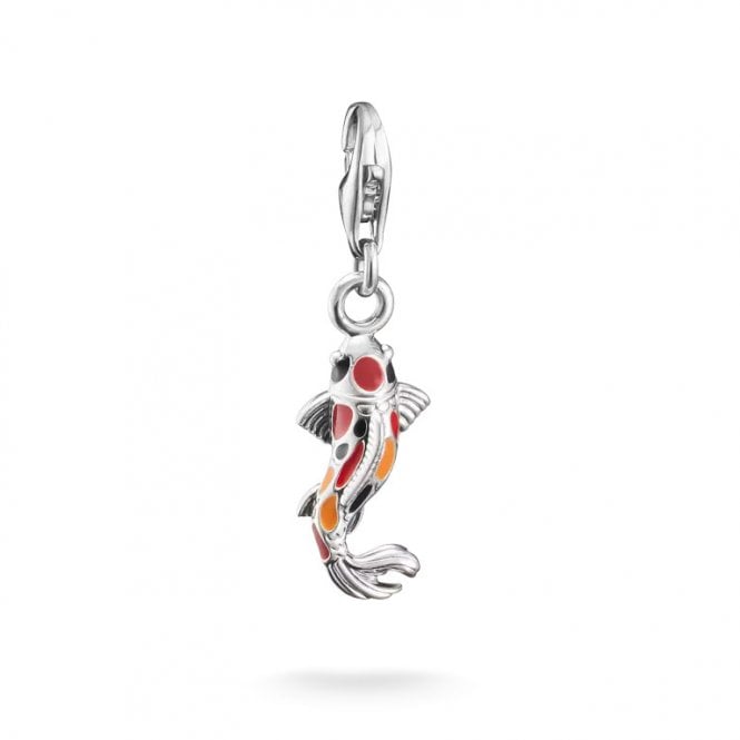 Thomas Sabo Silver Charm Pendant Tokyo Crush Koi Original 2236-664-7