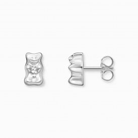 Silver Ear Studs Haribo Goldbear H2329-001-21