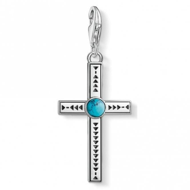 Thomas Sabo Silver Ethnic Cross Charm