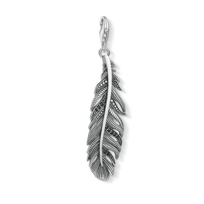 Thomas Sabo Silver Feather Charm