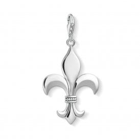 Silver Flour-de-Lis Charm